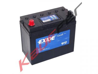 Exide Excell EB455 akkumulátor, 12V 45Ah 330A B+, japán